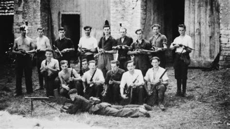 Photo d'époque de résistants français