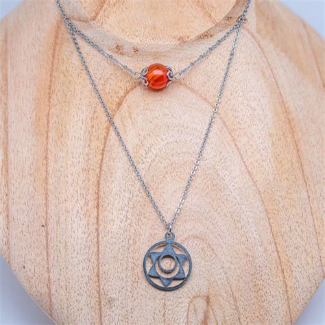 Bijoux ornés de pierres de cornaline pour le chakra sacré