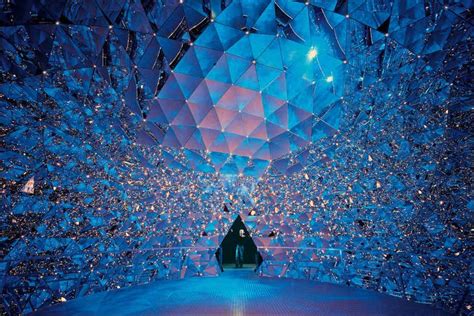 Vue panoramique des Mondes de Cristal Swarovski