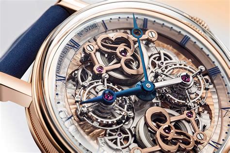 représentation schématique du double tourbillon Breguet