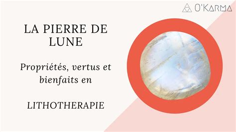 Infographie expliquant les vertus thérapeutiques de la pierre de lune