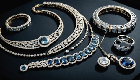 Illustrations de divers bijoux de luxe d'occasion, tels que des bagues, colliers et bracelets, mettant en avant leur élégance et leur caractère unique.