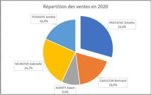 Infographie montrant la répartition des ventes de bijoux fantaisie par catégorie.