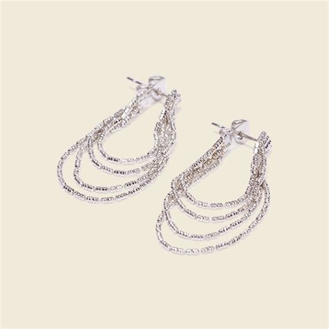 Boucles d'oreilles Birmanes en argent