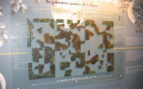 Reconstitution du calendrier de Coligny