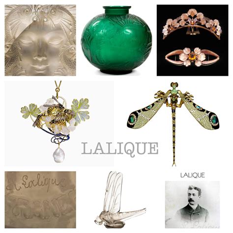 Portrait de René Lalique, artiste verrier et joaillier français.