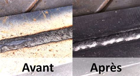 Illustration montrant l'application de pâte protectrice sur une pierre avant une soudure.
