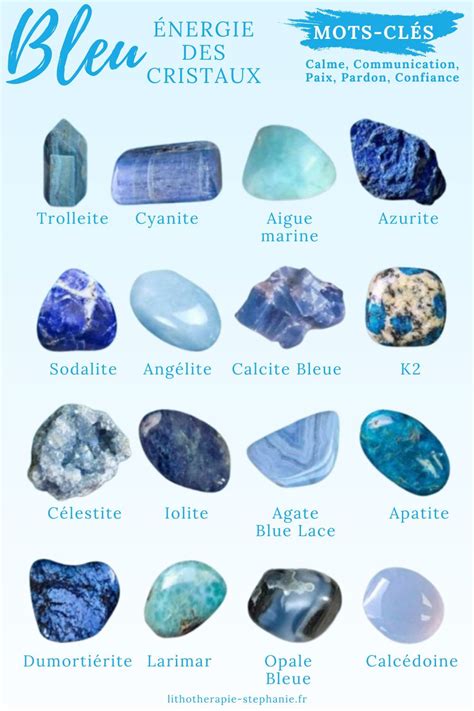 Collection variée de bijoux aux pierres bleues naturelles (bagues, bracelets, colliers, boucles d'oreilles) sur différents métaux.