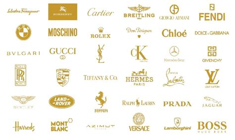 Collage de logos de marques de joaillerie et horlogerie présentes dans la région.