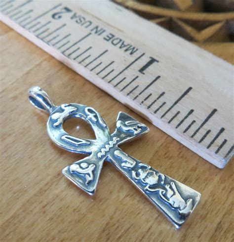 pendentif ankh égyptien en argent