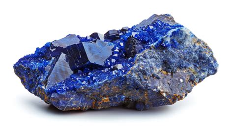 Comparaison visuelle de l'azurite et de la malachite