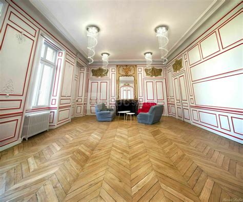 Vue d'une salle de réception à Versailles, illuminée par des milliers de bougies.