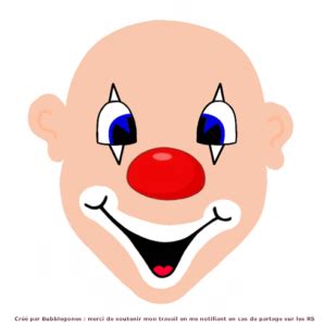 Vue détaillée de la tête de clown en cours de réalisation, montrant l'ajout des pattes et la structure des rangs