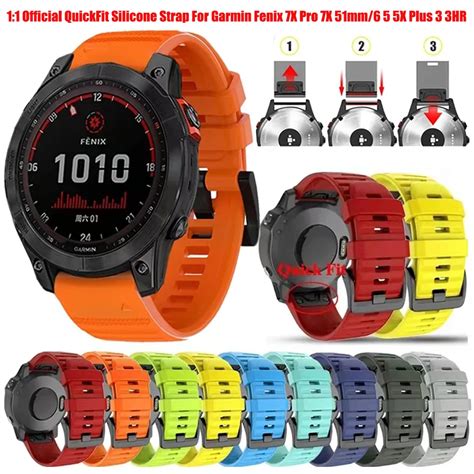 Collection de bracelets pour Garmin Fenix 6 : acier inoxydable, silicone, cuir