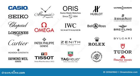 Collage de logos des marques de bijoux et montres disponibles chez Coralie B.